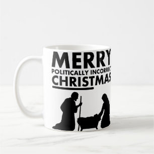 Café Caneca de Natal Politicamente Incorreto de Cristo