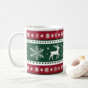 Café Caneca de Natal Vermelho