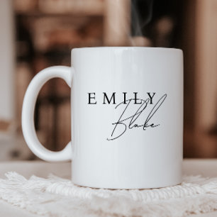 Café Caneca de negócios simples moderna com logotipo