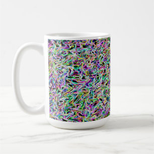Café Caneca de néon do redemoinho 15oz