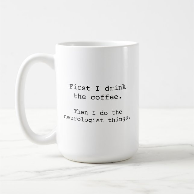 Café Caneca de Neurologista, Presente Divertido para Ne (Esquerda)