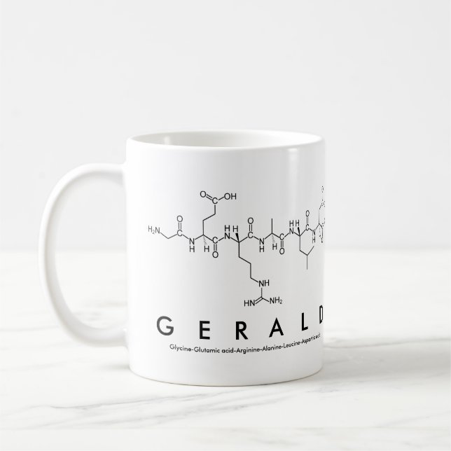 Café Caneca de nome peptídeo Gerald (Esquerda)