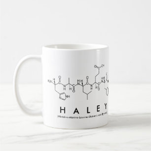 Café Caneca de nome peptídico Haley