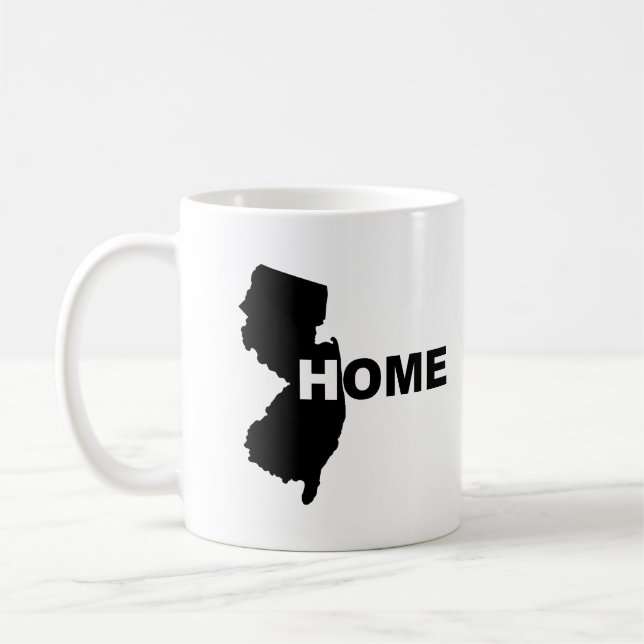 Café Caneca de Nova Jersey Longe do Estado Caneca de Vi (Esquerda)