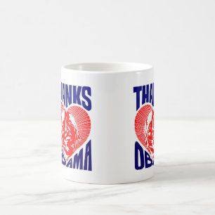 Café Caneca de Obama 2 dos obrigados