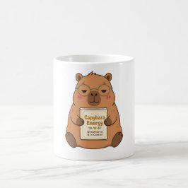 Café Caneca de Óculos Energia de Capivara Impassível
