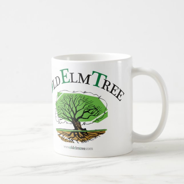 Café Caneca de OET com URL da parte inferior (Direita)