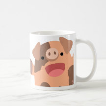 Caneca de Oinky: um monte de porquinhos