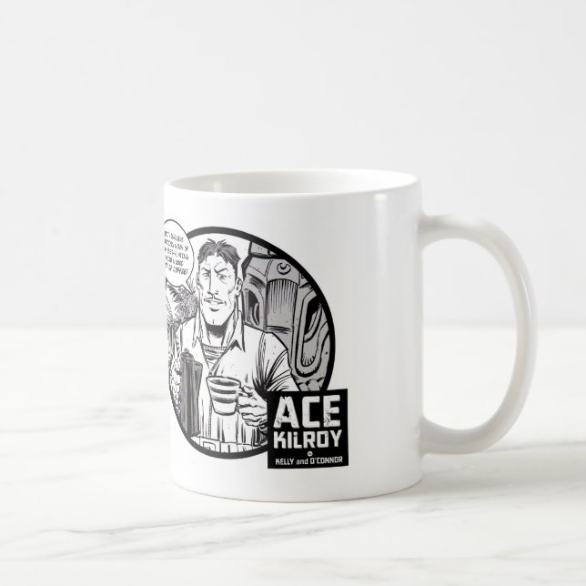 Café Caneca de O'Kona copo" de Kilroy do ás do " (Direita)