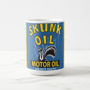 Café Caneca de óleo de carro vintage masculino