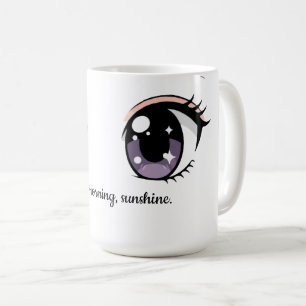 Café Caneca de Olhos de Bom Dia Fofo – Presente de Xíca