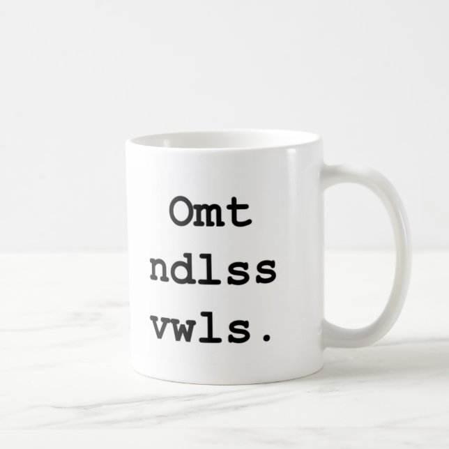 Café Caneca de Omt Ndlss Vwls (Direita)