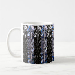 Café Caneca de Onda Abstrata