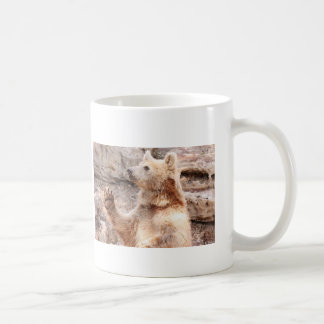 Café Caneca de ondulação do urso