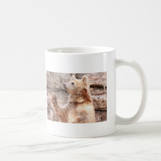 Café Caneca de ondulação do urso (Direita)