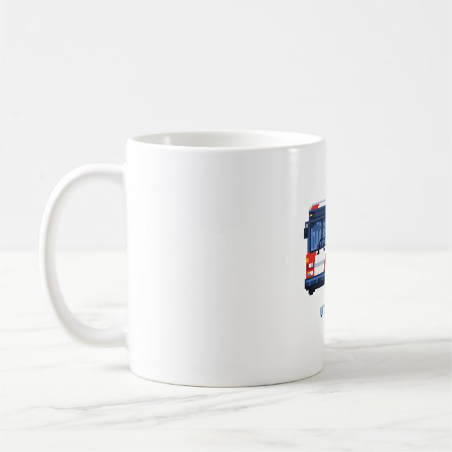 Café Caneca de Ônibus de 8 Bits (Esquerda)