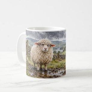 Café Caneca de Ovelha Engraçada Baa Humbug