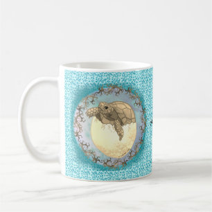 Café Caneca de ovo de tartaruga bebê