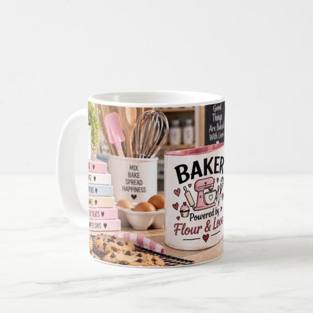 Café Caneca de Padeiro com Força de Farinha e Amor (Frente Esquerda)