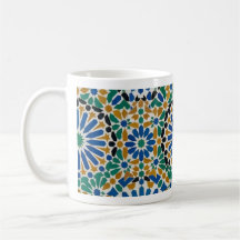 Caneca de Padrão Marroquino Zellige Benzaq