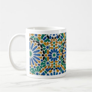 Café Caneca de Padrão Marroquino Zellige Benzaq