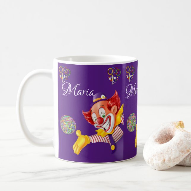 Café Caneca de Palhaço (Com Donut)