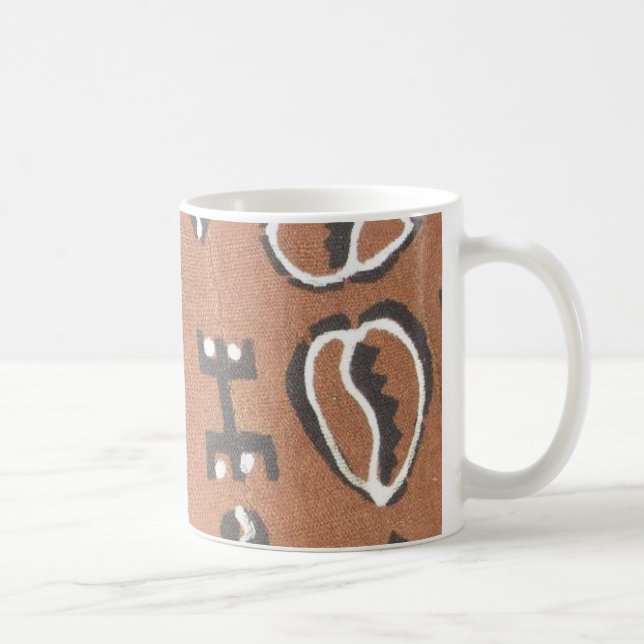 Café Caneca de pano da lama do Cowrie (Direita)