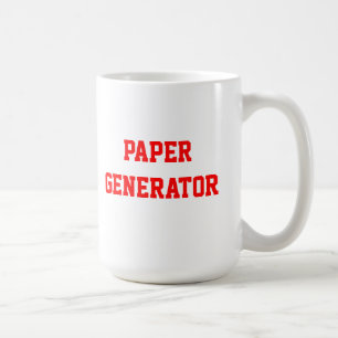 Café Caneca de papel do gerador