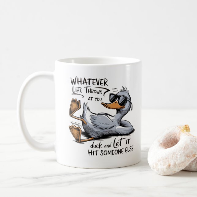 Café Caneca de pato (Com Donut)