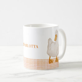Café Caneca de Pato Personalizada – Design de Animal de