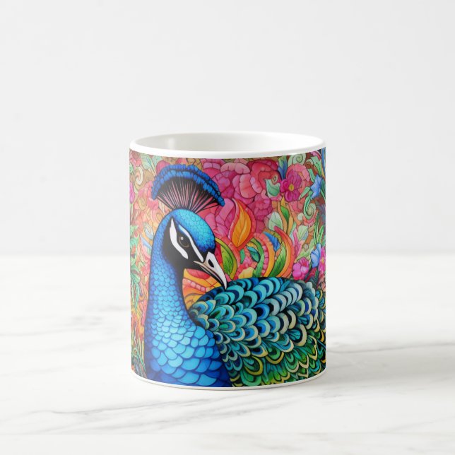 Café Caneca de Pavão com Monograma Personalizado Deslum (Centro)