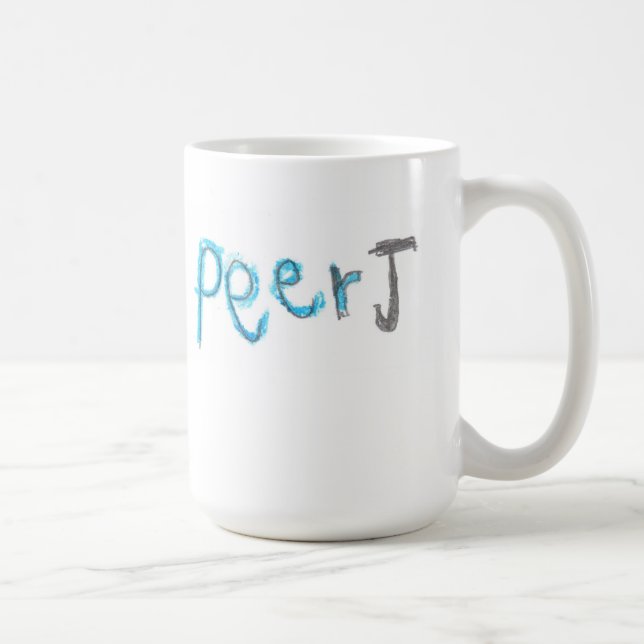 Café Caneca de PeerJ com logotipo dos miúdos (Direita)