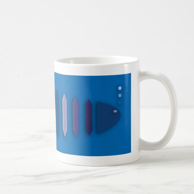 Café Caneca de Peixe para Mão Direita (Direita)