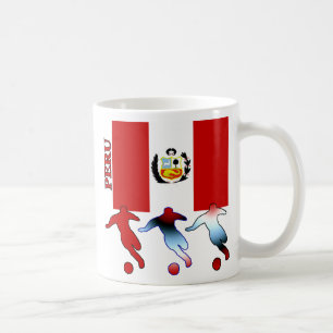 Café Caneca de Peru do futebol