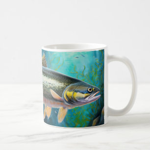 Café Caneca de Pesca de Truta