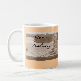 Café Caneca de pesca ida