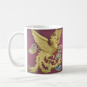 Café Caneca de Phoenix e de dragão
