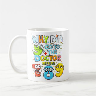 Café Caneca de Piada de Doutor de Números de Matemática