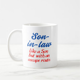 Café Caneca de piada para genro. Caneca para genro.