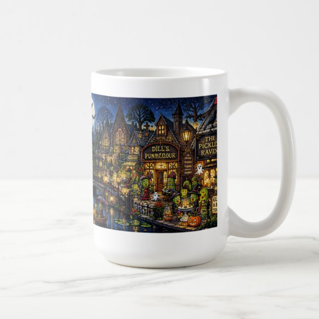 Café Caneca de Pickle Gótica da Mansão Black Brine - Pi (Direita)
