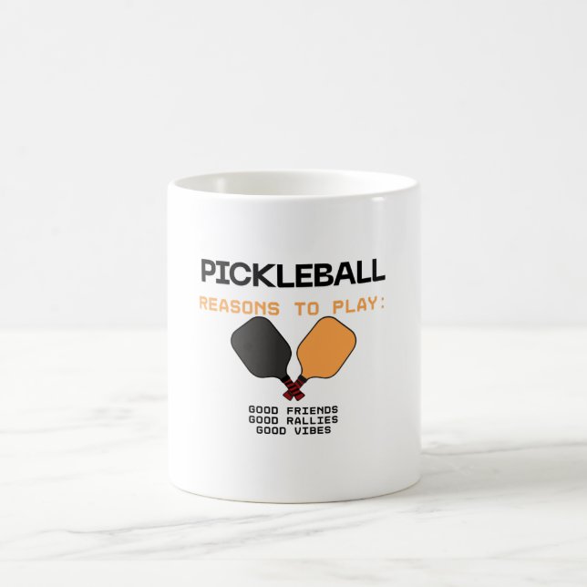Café Caneca de Pickleball – Razões para Jogar: Boas Ami (Centro)