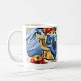 Café caneca de pintura de maçã