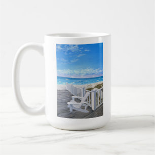 Café Caneca de pintura "Waiting"