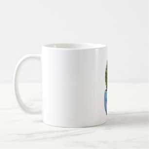Café Caneca de Planta Interna Kawaii de Cacto Barrel