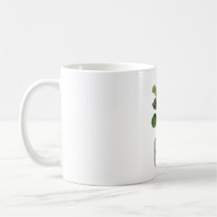 Café Caneca de Planta Interna Kawaii Fiddle-Leaf Fig