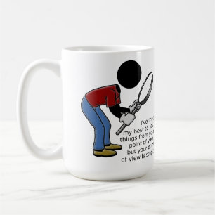 Café Caneca de Ponto de Vista é Estúpido