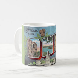 Café Caneca de Postais Antigos de Ohio
