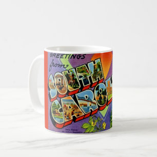 Café Caneca de Postais da Carolina do Sul