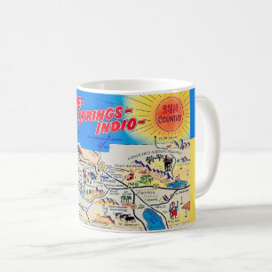 Café Caneca de postal de Riverside - Palm Springs