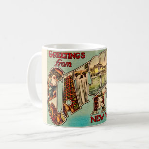 Café Caneca de postal muito antiga de Catskill